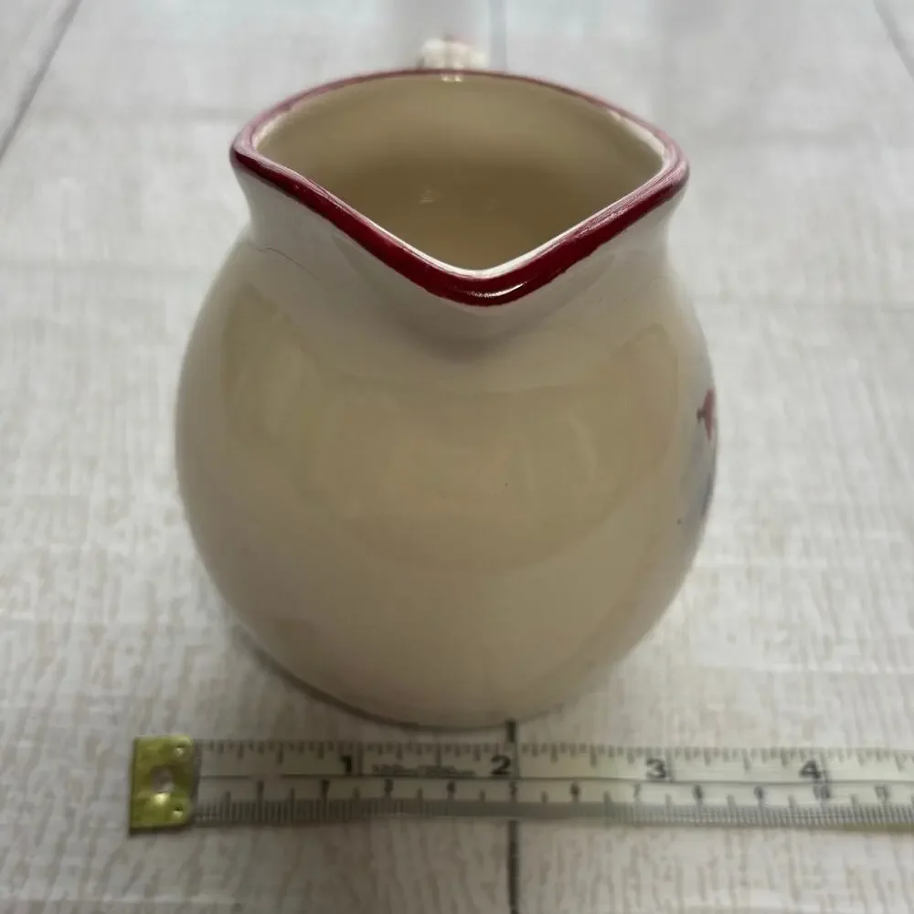Vintage Royal Seasons Snowman Stoneware Sugar & Creamer Set